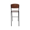 Vanitas vintage old school bar stools brown
