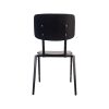 Rietveld industrial school chairs black / black