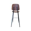 Miles Retro hospitality bar stools vintage Cognac