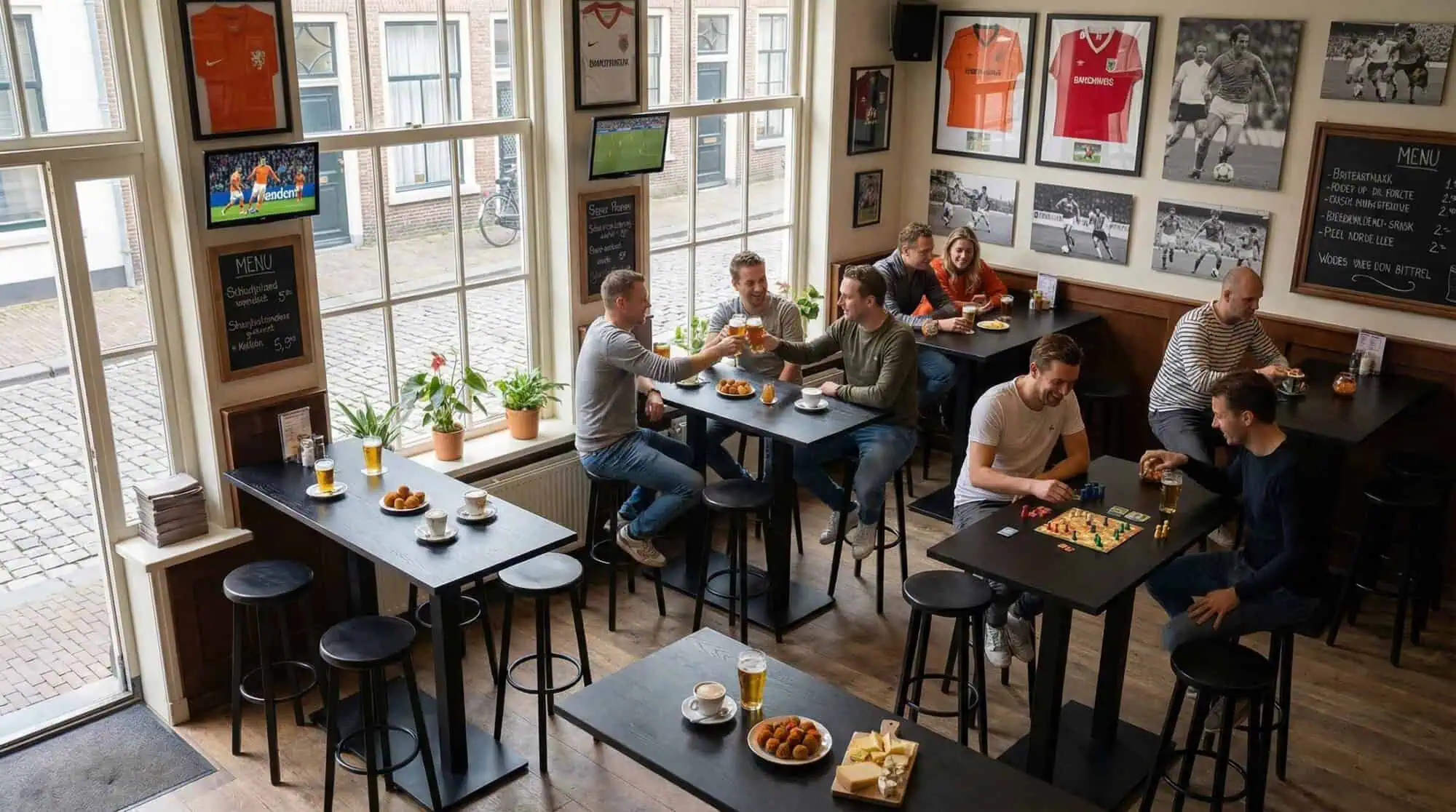 Design double bar table / standing table bases black 108cm