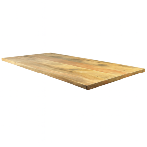 Super-Seat | Mango houten tafelblad 120x70cm | Lichtbruine mangohout tafel met zichtbare nerfpatronen, duurzaam en stijlvol. | Horecameubilair