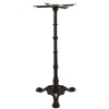 Super-Seat | Parisian Elegance Base | Black metal with decorative patterns inspired by Paris. Perfect for versatile tabletops. | Hospitality Furniture