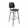 Miles Retro bar stools vintage black