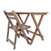 Parade vintage wooden bistro folding tables 80x60cm