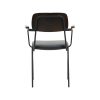 Jody design stacking chairs black / brown