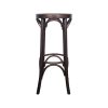 Thon bentwood café bar stools old brown