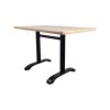 Hospitality bistro ( outdoor ) double table bases black