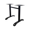 Hospitality bistro ( outdoor ) double table bases black