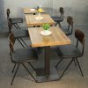 Georg Luger vintage school chairs brown / black