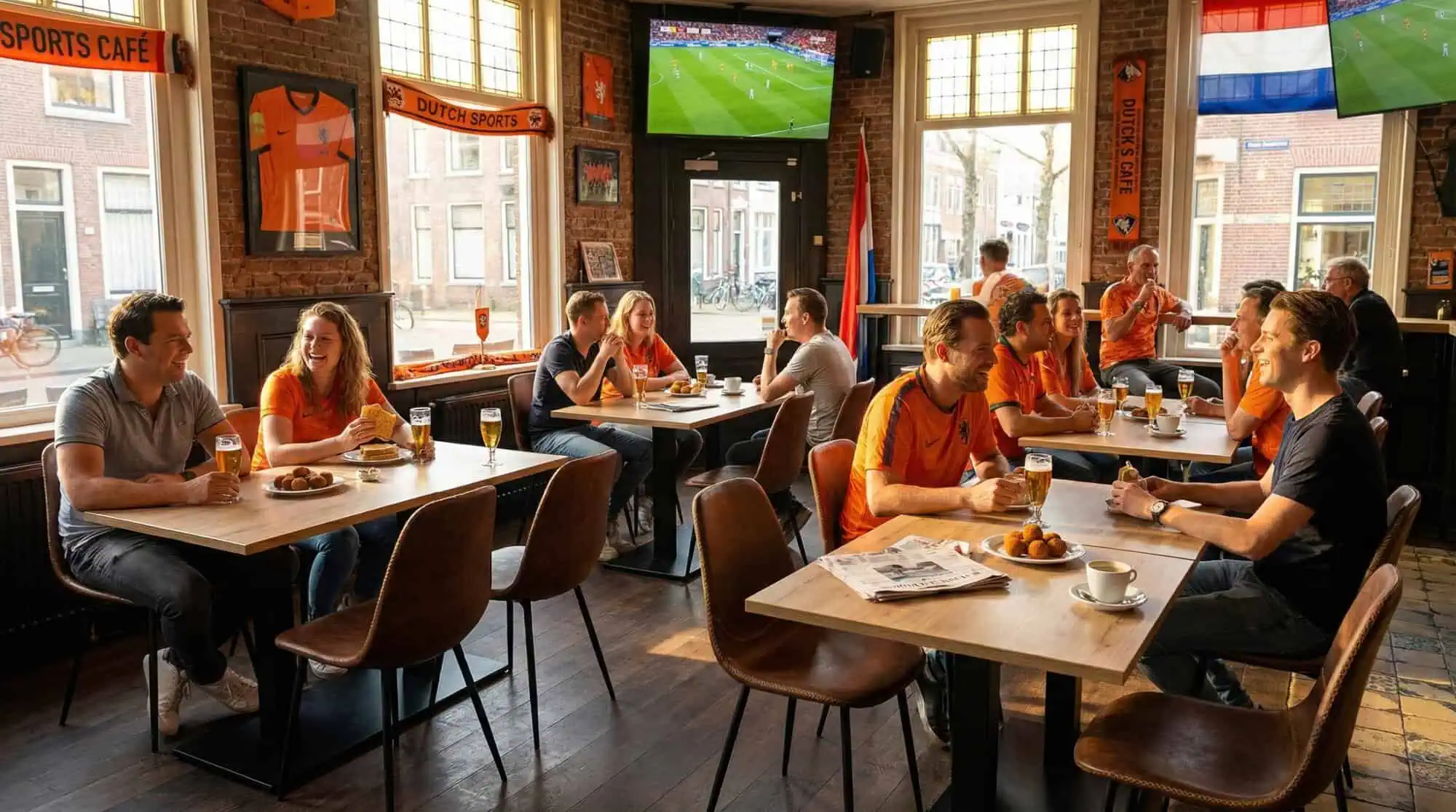 Super-Seat | Castle oak melamine table tops | Orange chairs, oak melamine tables 120x67cm, sunlight, bar stools and picnic tables. | Hospitality Furniture