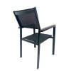 Textilene hospitality ( outdoor ) chairs Sunny black
