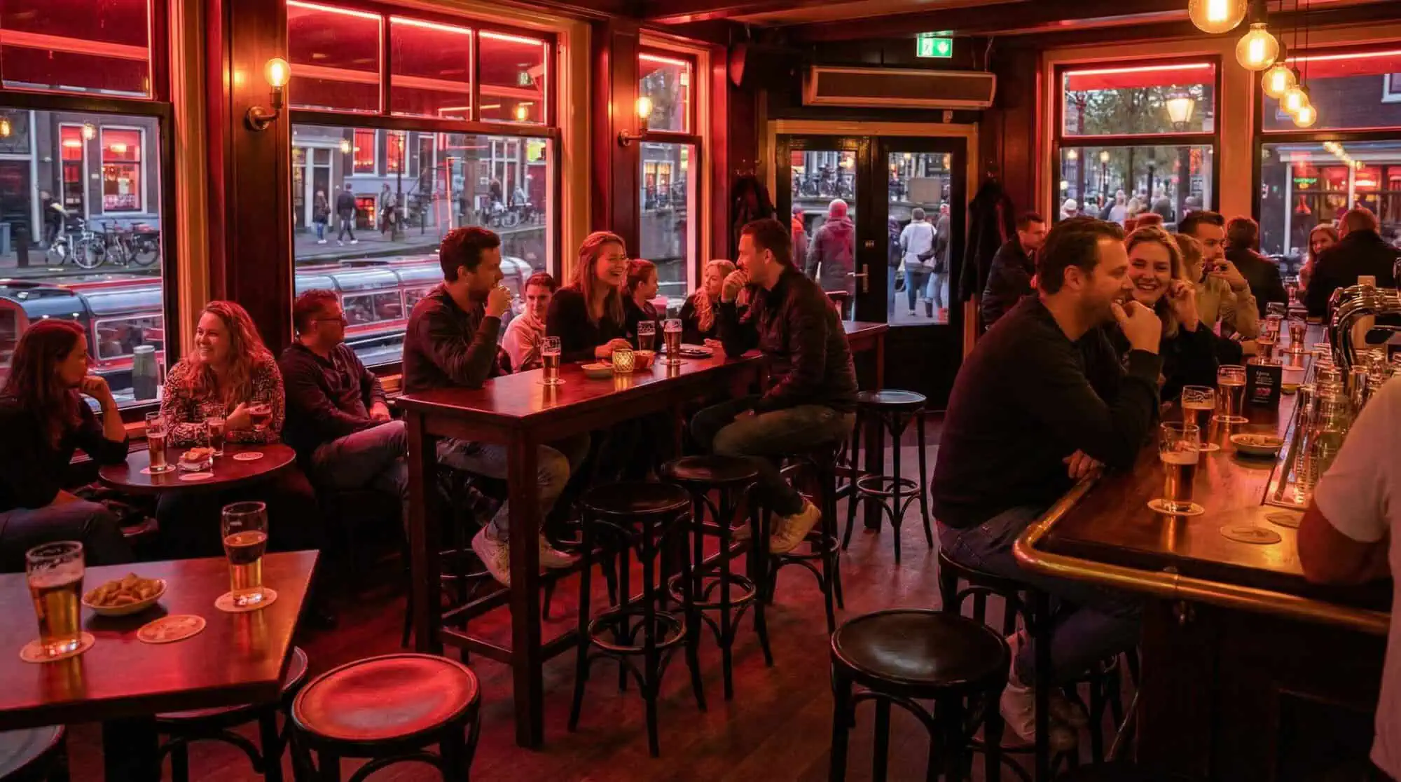 Thon bentwood café bar stools black
