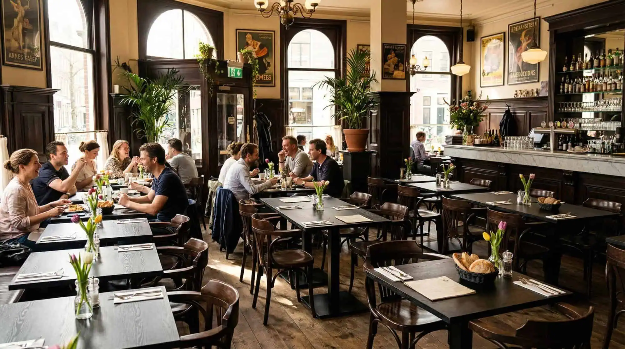 Thon bentwood armchairs fan back old brown café