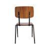 Rietveld industrial school chairs brown / black