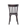 Thonet bentwood café chairs spindle back brown
