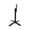 Hospitality ( outdoor ) folding table scissor bases black