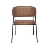 Maxwell outdoor armchairs cognac