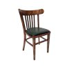 Thonet green seat for Thonet chairs and bar stools