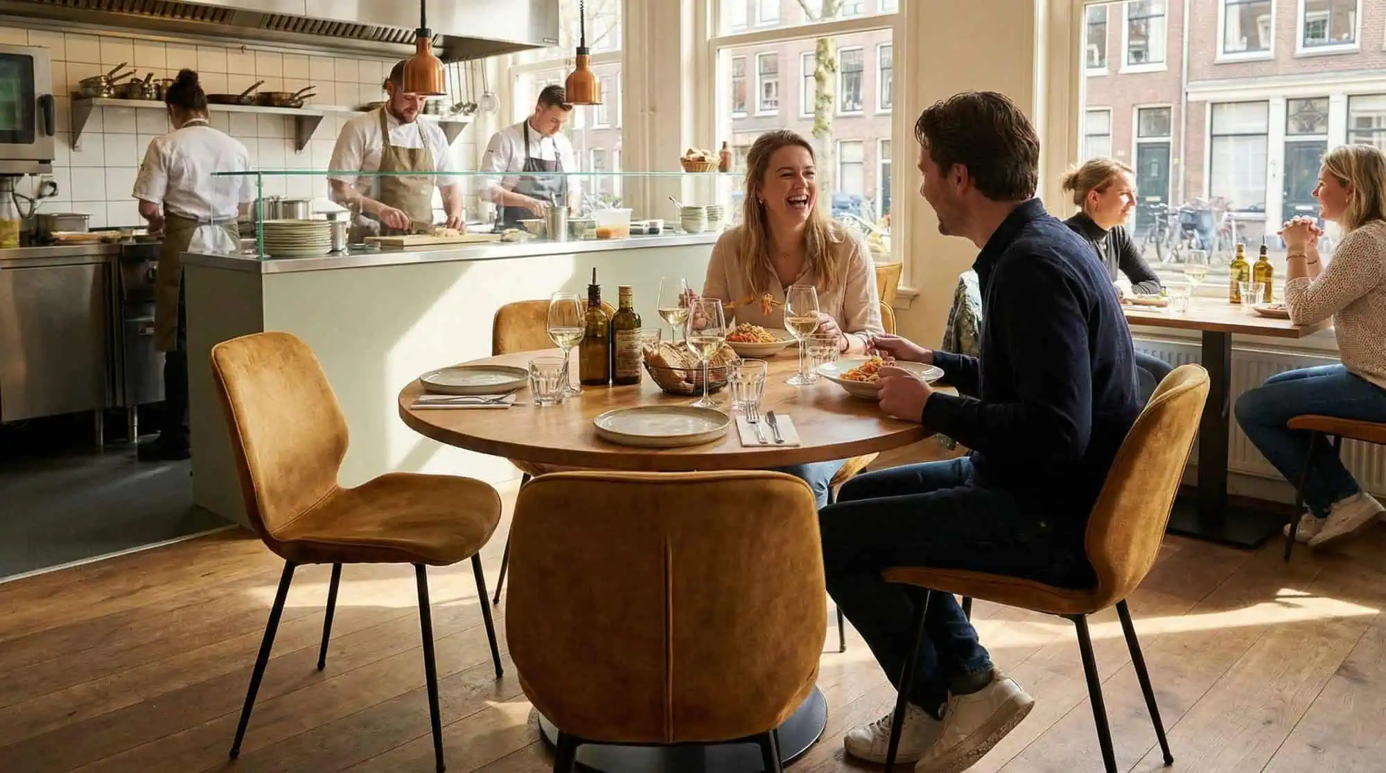 Seashell Ocean chairs in ochre velvet
