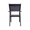 Textilene hospitality ( outdoor ) chairs Sunny black