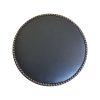 Thonet round seat with studs black for Thonet bar stools