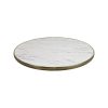 Werzalit ( outdoor )  table tops marble gold round 70 cm
