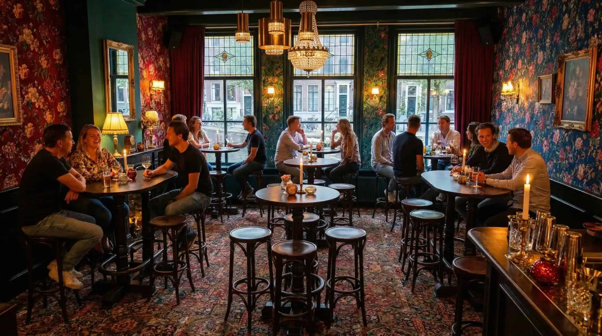 Thon bentwood café bar stools old brown