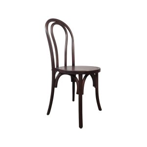 Super-Seat | The Vienna Thonet wooden stacking chairs | Dark brown wooden chairs with round backs and slim legs. Minimalist design. | Hospitality Furniture