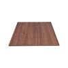 Walnut oak melamine restaurant table tops 67x67cm