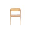 Malmo Scandinavian restaurant chairs in honey brown wood