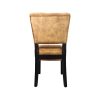 Lisa Rome restaurant chairs velvet ochre