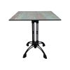 HPL hospitality table tops rust and copper 70x70cm