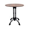 HPL hospitality ( outdoor ) table tops teak round 70cm