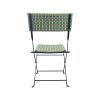 Paris rattan ( outdoor ) folding chairs retro turquoise