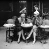 Wicker ( outdoor ) café chairs Café de Paris black with armrests