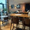 Bonn brown Scandinavian bar stools