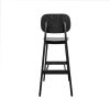 Bonn black Scandinavian bar stools