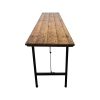 Berlin vintage wooden folding tables natural 200x50cm