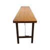 Berlin vintage wooden folding tables orange 200x50cm