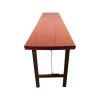 Berlin vintage wooden folding tables dusty pink 200x50cm