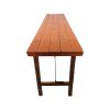 Berlin vintage wooden folding tables orange 200x50cm