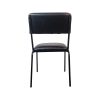 Aviator hospitality stacking chairs in black