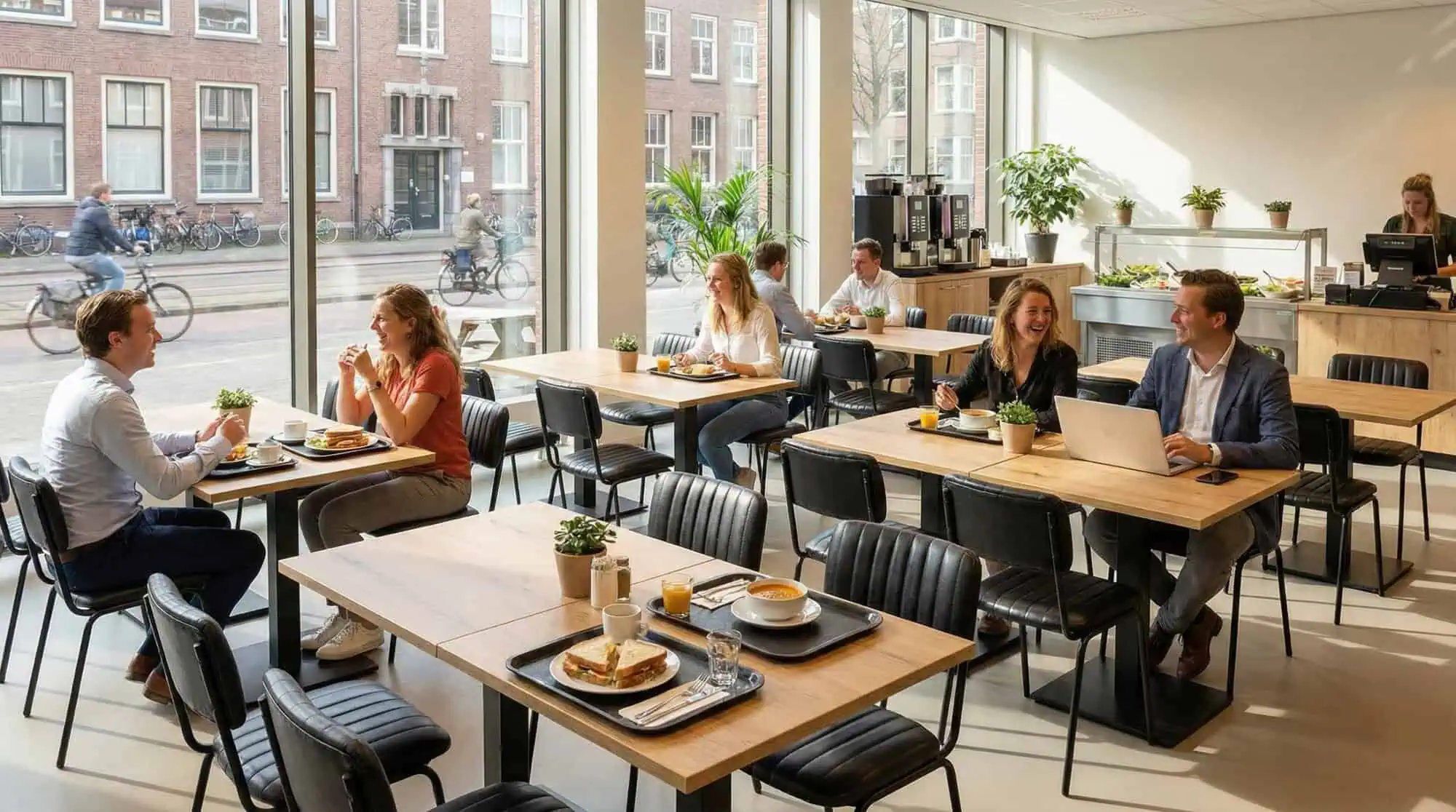 Aviator hospitality stacking chairs in black