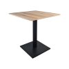 Hospitality tables oak melamine 67x67cm with base