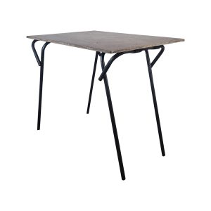 Super-Seat | The Rose vintage exam tables | Wooden top, black metal legs. Minimalist and functional design. . | Hospitality Furniture