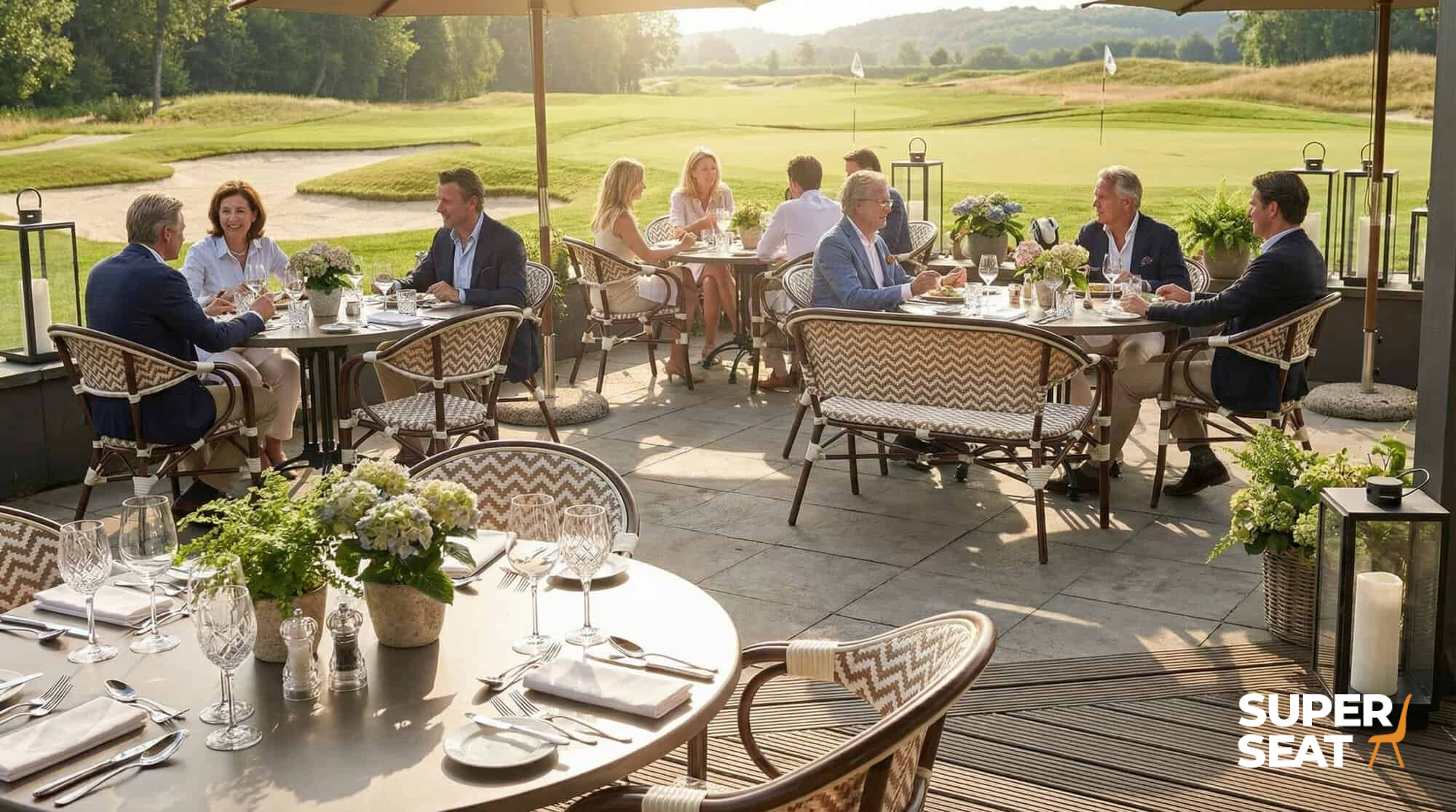 Marylin Paris hospitality ( outdoor ) rattan bench boho beige 112cm