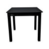 Parker hospitality tables black café 80x80cm