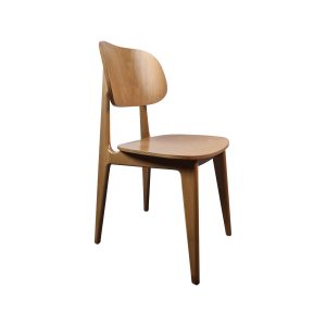 Super-Seat | Scandinavian design chairs Bonn honing oak | Chair with wood finish, natural wood grain, and tapered legs. | Hospitality Furniture