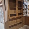 Vintage oak sideboards, rustic display cabinet