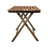 Oxford vintage wooden folding tables 60x60cm
